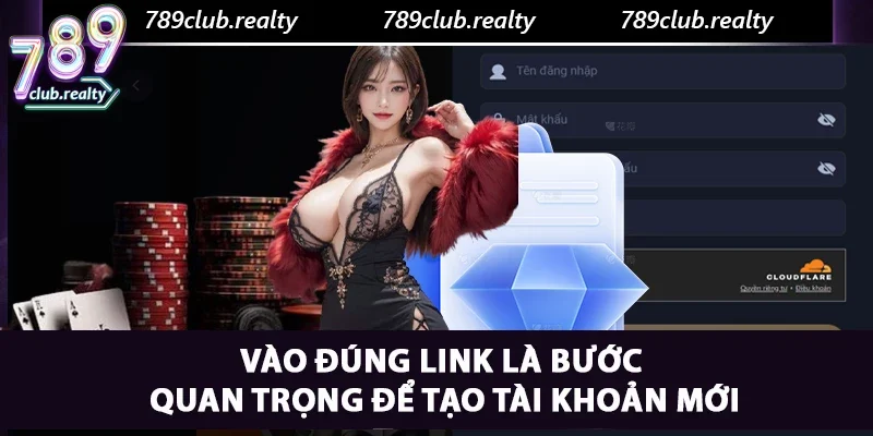 Vào đúng link là bước quan trọng để tạo tài khoản mới