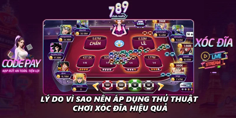 Thủ Thuật Chơi Xóc Đĩa Áp Dụng Đặt Cược Kiếm Tiền Triệu 1 Lý do vì sao nên áp dụng thủ thuật chơi xóc đĩa hiệu quả